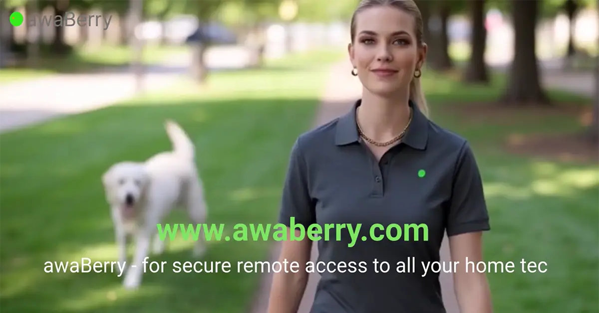 Secure remote access to all your home tec