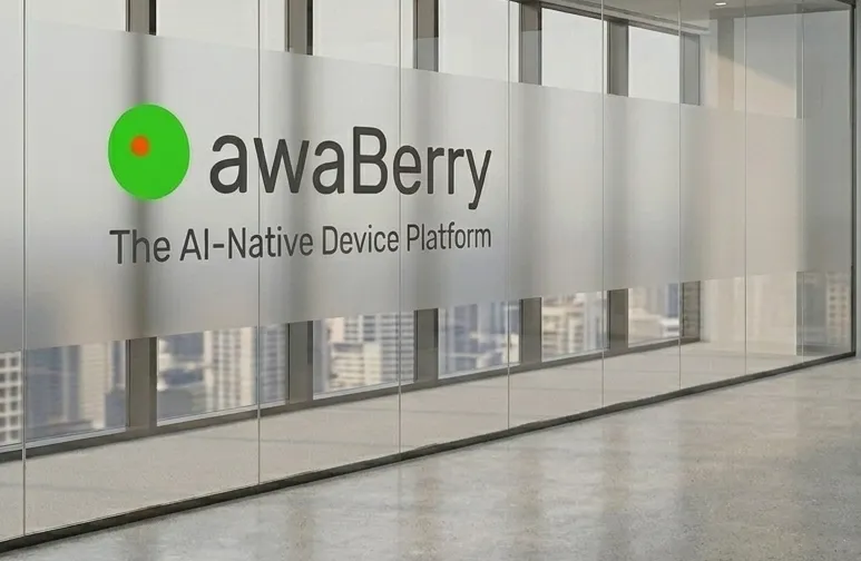 awaBerry Banner im Büro